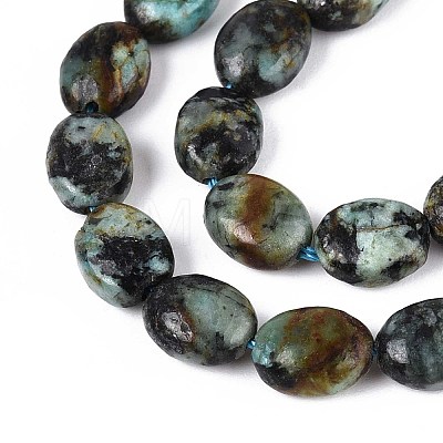 Natural African Turquoise(Jasper) Beads Strands G-T142-28-1