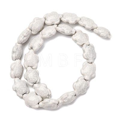 Handmade Porcelain Beads Strands LAMP-G140-02E-1