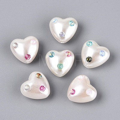 ABS Plastic Imitation Pearl Beads SACR-T017-79A-1