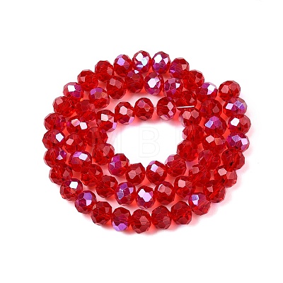 Electroplate Glass Beads Strands LS-EGLA-A044-T8mm-L01-1