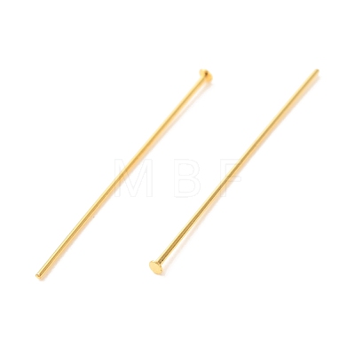 Brass Flat Head Pins KK-F824-114A-G-1