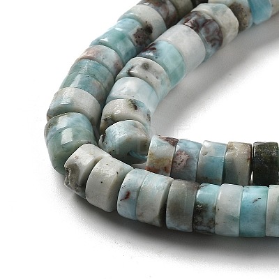 Natural Larimar Beads Strands G-Q024-B03-04-1