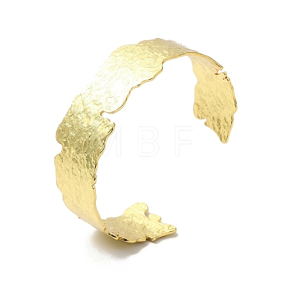 Rack Plating Brass Cuff Bangles BJEW-A137-06G-1
