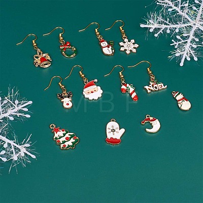 DIY Christmas Earring Making Kits DIY-TA0002-86-1