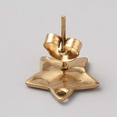 304 Stainless Steel Stud Earring Findings EJEW-WH20014-09A-1
