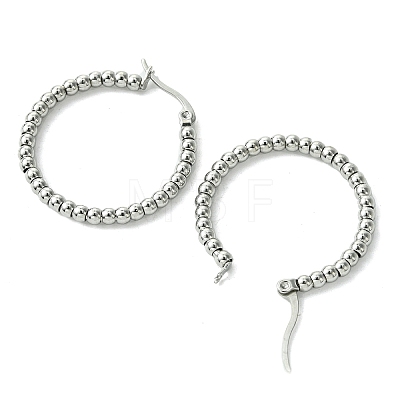304 Stainless Steel Hoop Earrings for Women EJEW-D111-02P-1