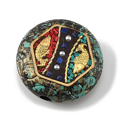 Handmade Polymer Clay Indonesia Beads PY-CBAAA14-13C-B01-1