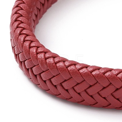 Microfiber Leather Braided Cord Bracelets Braided Cord Bracelets BJEW-E345-03D-1