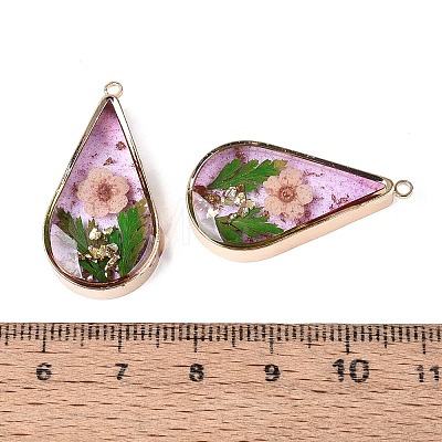 Epoxy Resin Pendants KK-Q082-02KCG-01-1