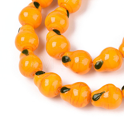 Handmade Lampwork Beads LAMP-T022-04G-1