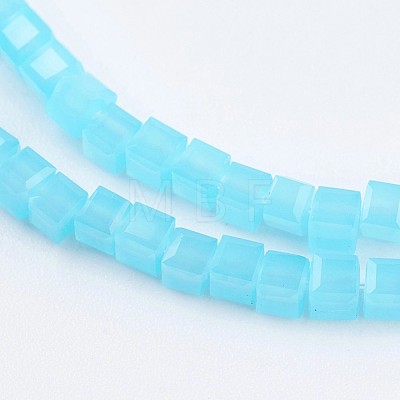 Glass Beads Strands EGLA-F121-M02-1