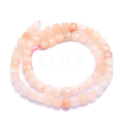 Natural Pink Aventurine Beads Strands G-K310-B05-1