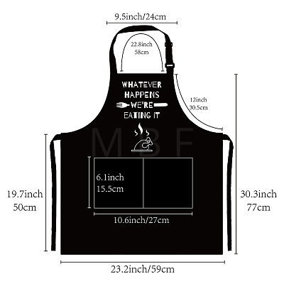 Polyester Apron AJEW-WH0221-014-1