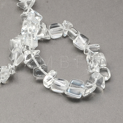 Natural Quartz Crystal Beads Strands G-R192-B15-1