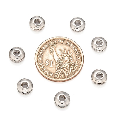 Brass Micro Pave Cubic Zirconia Beads LS-ZIRC-F001-121P-1