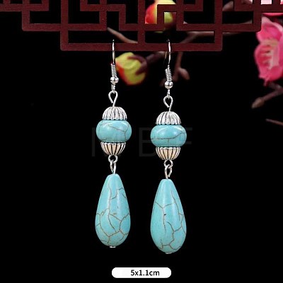 Turquoise Dangle Earrings for Women WG2299-5-1