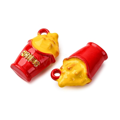 Baking Paint Alloy Pendants FIND-G097-05H-1