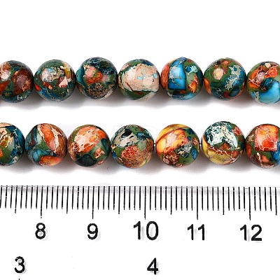 Natural Imperial Jasper Beads Strands G-N342-63F-1