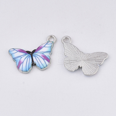 Printed Alloy Pendants PALLOY-R111-19-1