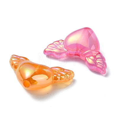 Imitation Jelly Acrylic Beads OACR-E033-07-1