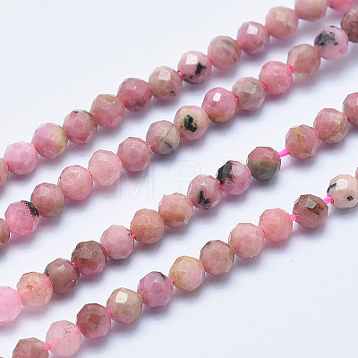 Natural Rhodochrosite Beads Strands G-E411-11B-2mm-1