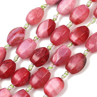 Natural Dragon Veins Agate Beads Strands GG-CBA8E33-A02-01-1