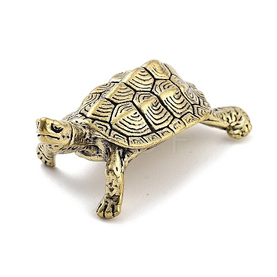 Brass Tortoise Figurines Statues for Home Desktop Feng Shui Ornament KK-A216-04B-AB-1