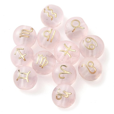 12Pcs Transparency Glass Beads GLAA-Q001-03A-1