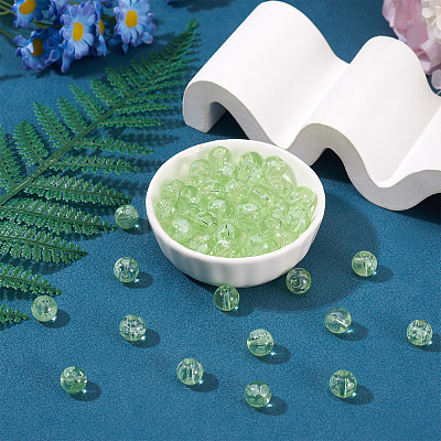 80Pcs Handmade Transparent Lampwork Beads FIND-TAD0001-04E-1