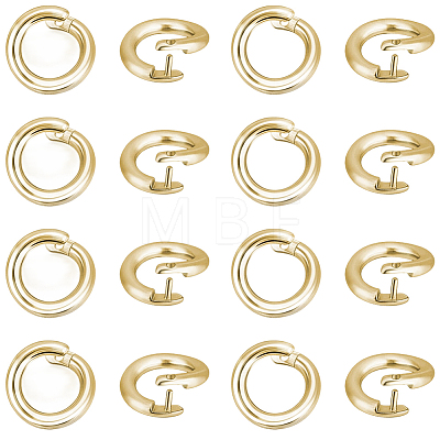 50Pcs Brass Open Jump Rings KK-BBC0027-90A-1