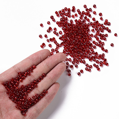 6/0 Glass Seed Beads SEED-A005-4mm-25B-1