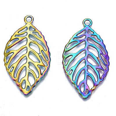 Rainbow Color Alloy Pendants PALLOY-N156-150-NR-1