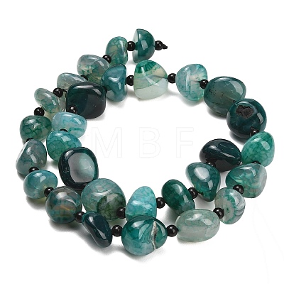 Natural Dragon Veins Agate Beads Strands GG-L001-I01-01C-1