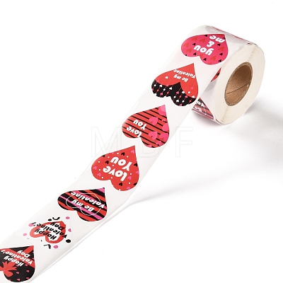 Valentine's Day Theme Paper Gift Tag Stickers DIY-C007-01E-1