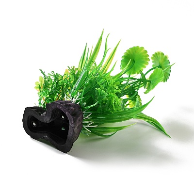 Plastic Artificial Aquatic Plants Decor DJEW-G025-01-1