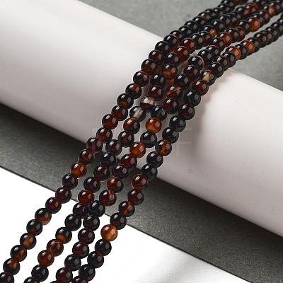 Natural Agate Beads Strands G-B077-A01-01-1