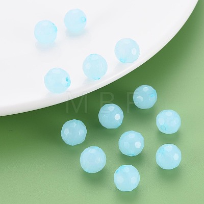 Imitation Jelly Acrylic Beads MACR-S373-97A-E08-1
