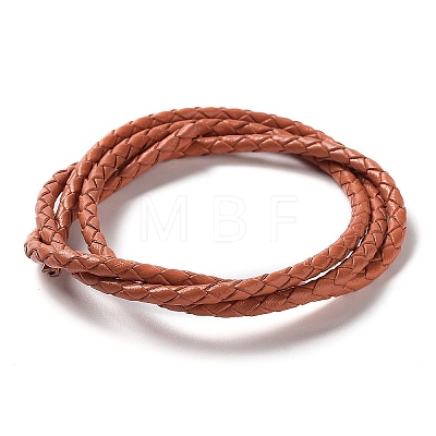 Braided Leather Cord VL3mm-19-1