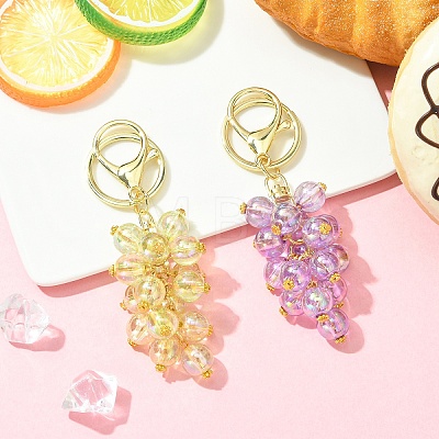 2Pcs Acrylic Keychains KEYC-YW00271-1