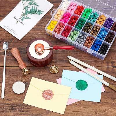 CRASPIRE DIY Wax Seal Stamp Kits DIY-CP0002-56-1