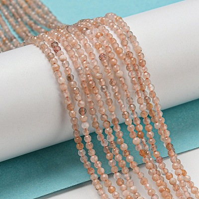 Natural Multi-Moonstone Beads Strands G-A097-A03-01-1
