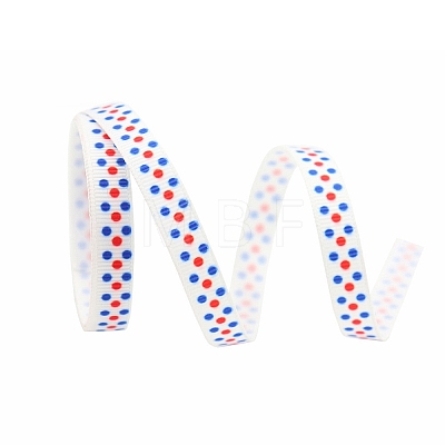 Independence Day Polyester Ribbons OCOR-WH0008-094B-1