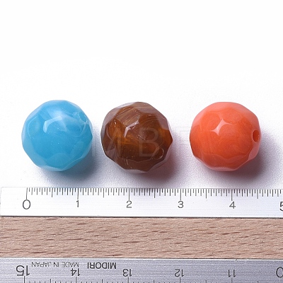 Acrylic Beads X-SACR-S001-14mm-M-1
