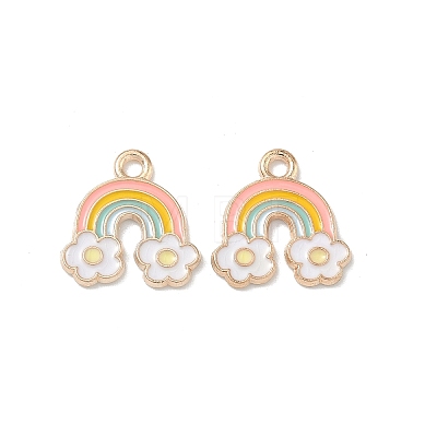 Easter Alloy Enamel Pendants ENAM-I055-01KCG-02-1