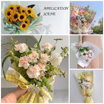 Waterproof Gift & Flower Wrapping Paper DIY-G038-01E-1