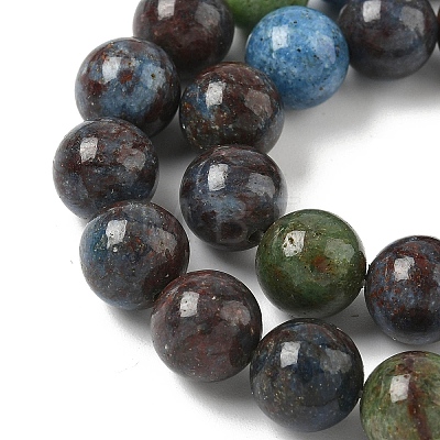 Natural Turquoise Beads Strands G-P574-A04-10mm-1