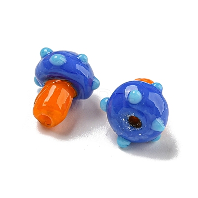 Handmade Lampwork Beads Strands LAMP-N025-03C-1