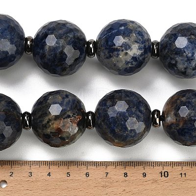Natural Sodalite European Beads Strands GG-CBA007A-D05-01-1