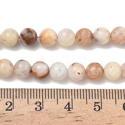 Natural Purple Opal Beads Strands G-L642-B21-6mm-1