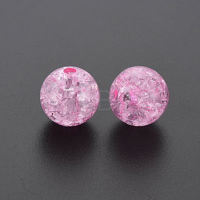 Transparent Crackle Acrylic Beads LS-MACR-S373-66B-N02-1